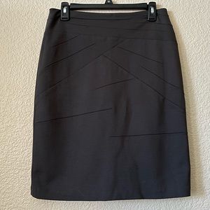 Charcoal Pencil Skirt, Size 6